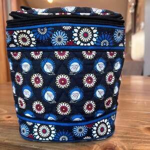 Vera Bradley Night Owl Retired Pattern 'Cool Keeper' Quilted Lunch Cooler Bag